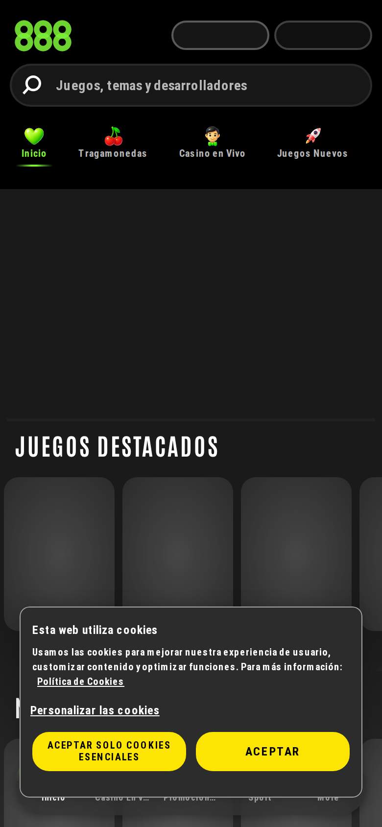 888casino — sala de juegos